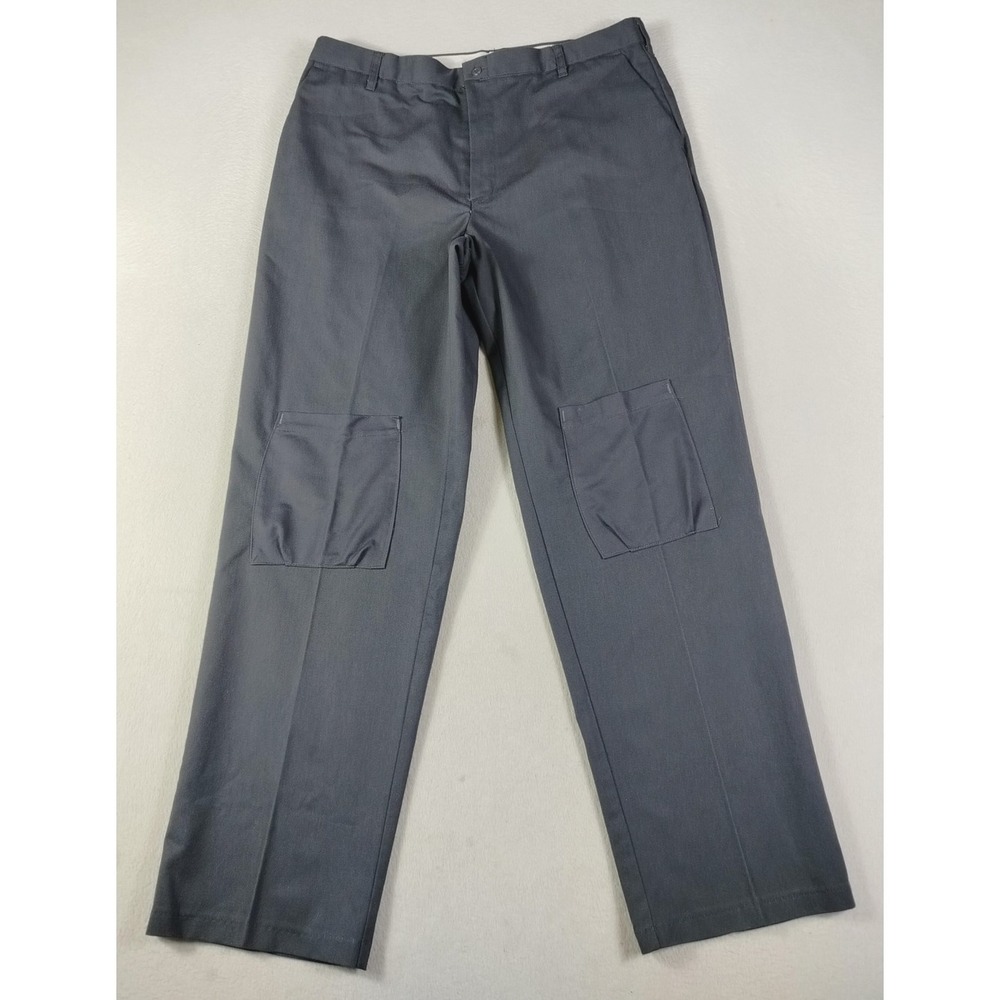 Cintas Cargo Pants Mens 38 Gray ComfortFLEX Workwear Utility Uniform Pockets